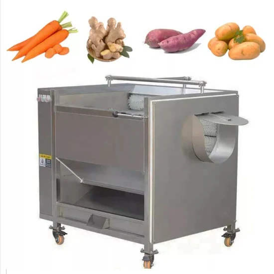 Industrielle Wurzelgemüse-Kartoffel-Wasch- und Schälschneidemaschine, Cassava-Schäler und Waschmaschine