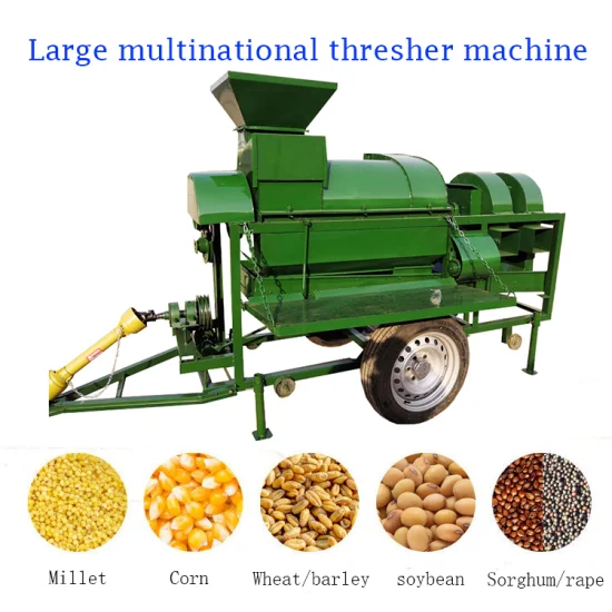 Multifunktionale Dreschmaschine Sojabohnenweizen Rohreis Mais Mais Schälmaschine Dreschmaschine