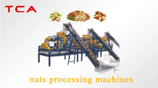TCA Hochwertiger automatischer Macadamianuß-Schäler, Haselnuss-Schälmaschine, Cashew-Nüsse, die Maschinenlinie zum Preis herstellen
