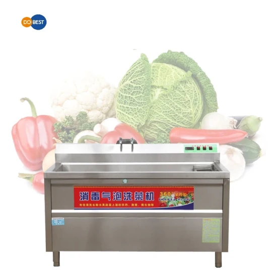 Kommerzielle Karotte Kartoffel Obst Ultraschall Ozon Waschmaschine Kohl Gemüse Waschmaschine/Obst Gemüse Waschmaschine