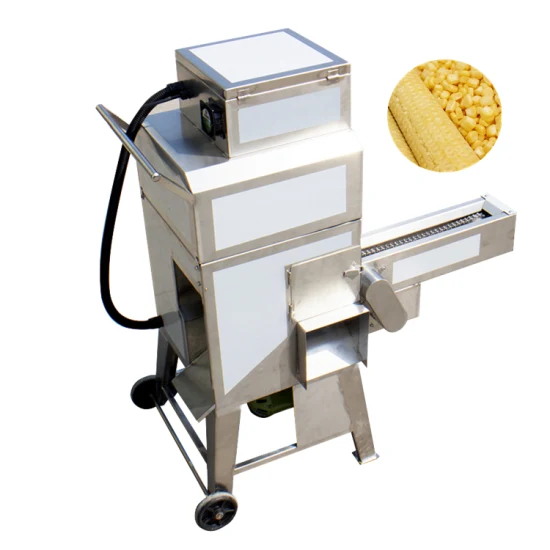 Edelstahl-Mais-Mais-Schälmaschine, Zuckermais-Schalen-Samen-Entfernungsmaschine