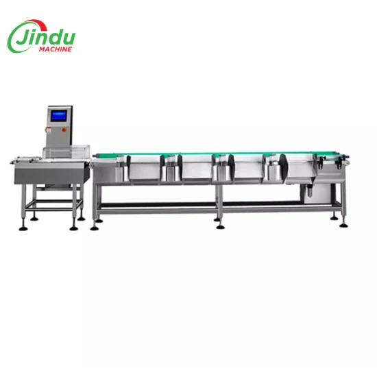 Jindu Lebensmittelverarbeitungsmaschine Frucht-Erdbeer-Fisch-Gewichtssortiermaschine